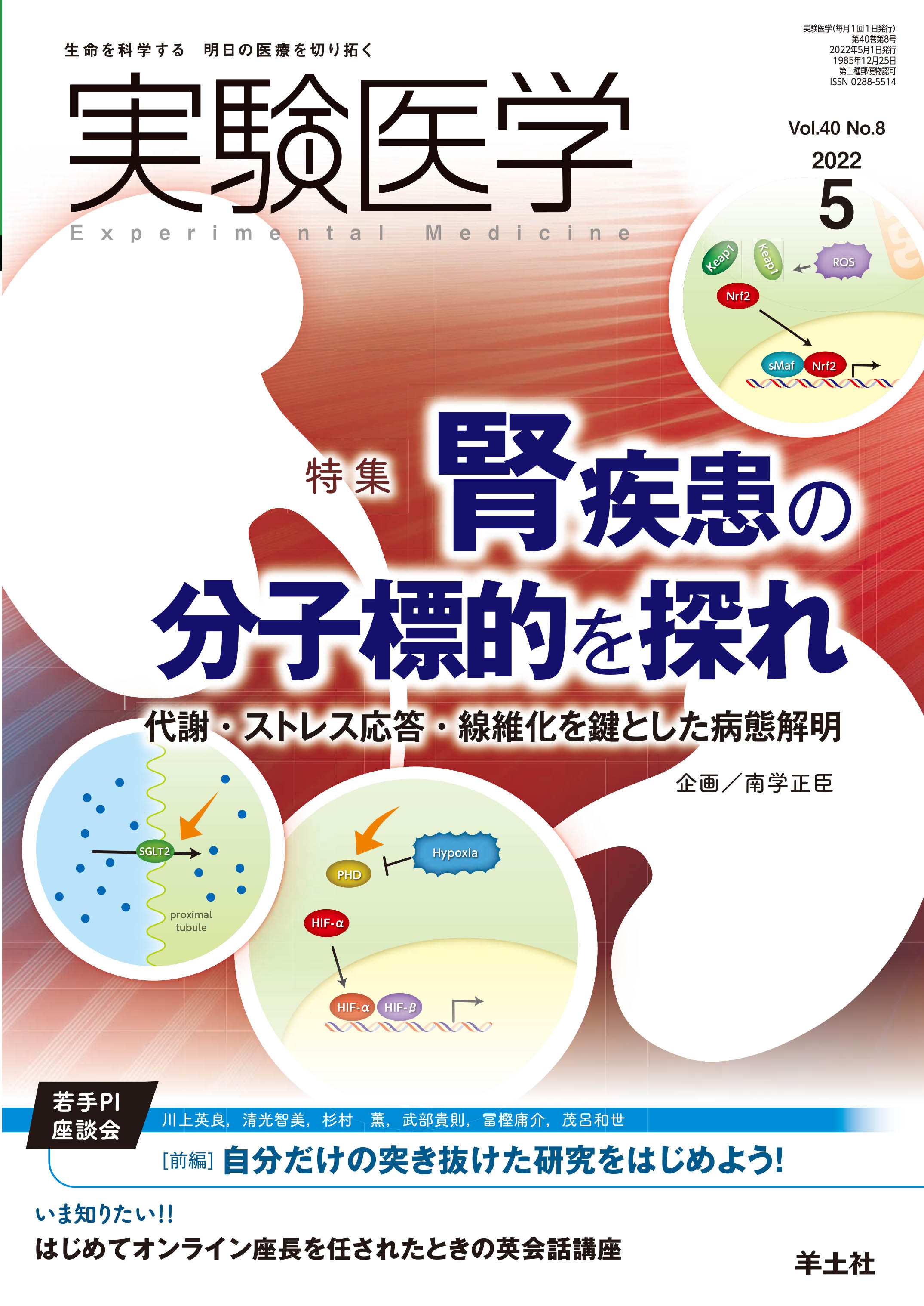 実験医学 Vol.40 No.8【電子版】 | 医書.jp